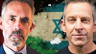 PALESTINIAN TERRORISTS Jordan Peterson Sam Harris Bret Weinstein live on stage [upl. by Eihcra]