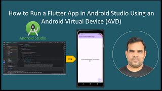 How to Run a Flutter Mobile App in Android Studio Using an Android Virtual Device AVD Kundan Kumar [upl. by Adnuhsar248]