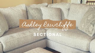 New Living Room Sectional  ASHLEY RAWCLIFFE 3PIECE SECTIONAL [upl. by Ahsiam]