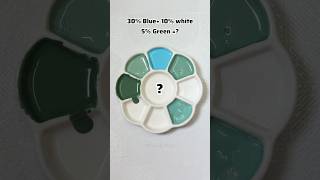 Mixing white Blue Green colors colormixing paint mixing satisfying oddlysatisfying asmr [upl. by Annora]