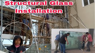 Structural Glass installation [upl. by Clay]