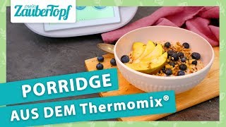 Porridge im Thermomix® Das PERFEKTE Frühstück  das Grundrezept 😋 [upl. by Adnilev]