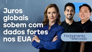 🔴170124  JUROS GLOBAIS SOBEM COM DADOS FORTES NOS EUA  Fechamento de Mercado [upl. by Aisnetroh772]