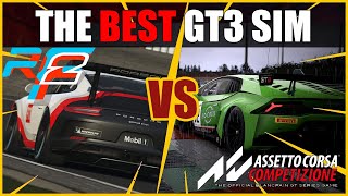 Assetto Corsa Competizione vs rFactor 2  Who is the KING of GT3 Simulators [upl. by Anomar256]