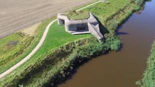 Landfront Vlissingen Atlantikwall drone [upl. by Elatan]