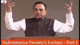 DRSubramanya Swamys Lecture Part 1 [upl. by Esilenna]