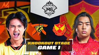 FNATIC ONIC PH vs SELANGOR RED GIANTS GAME 1  M6 KNOCKOUT STAGE DAY 1 [upl. by Musette]