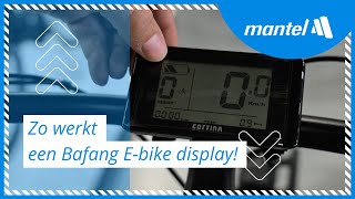 Hoe werkt de display van mijn ebike met Bafang motor [upl. by Tabshey]