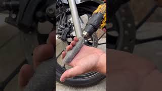 Como deixar disco de freio como novo truques moto mecanico diy tools [upl. by Kari]