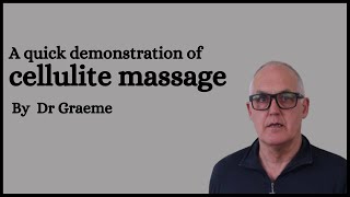 A quick demonstration of cellulite massage [upl. by Tichon]