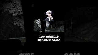 Super Senior Gojo Goes RACING IN VRChat [upl. by Ardnasxela138]