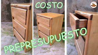 COSTO Y GASTO DE MATERIALES EN EL LAQUEO DE UN MUEBLE DE MADERA DIY  LUIS LOVON [upl. by Nomit34]