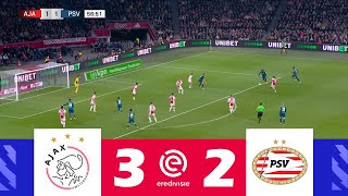 Ajax versus PSV 32  Eredivisie 202425  Wedstrijd Hoogtepunten [upl. by Hepzi81]