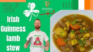 How to cook Irish Guiness amp Lamb stew irishfood [upl. by Odradlig497]