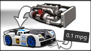 I Built The Least Efficient Car Ever Automation  BeamNG [upl. by Yborian619]