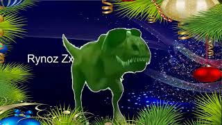 Dinosaurio bailando navidad navidad [upl. by Llednek]