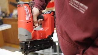 Milwaukee M18 Brad Nailer 274021 Review [upl. by Adnylam]