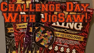 Jigsaw Jeff Vs Scratcher War Challenge day with WINS [upl. by Heidt388]