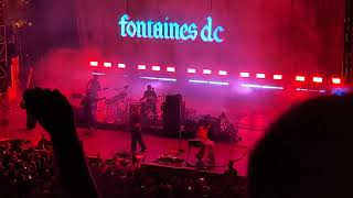 Fontaines DC  Romance\Jackie Down The Line live Roma 25\06\2024 [upl. by Anidem]