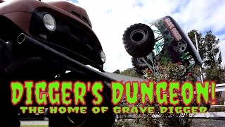 Monster Jam Travel VLOG  Visit Diggers Dungeon [upl. by Pitarys]