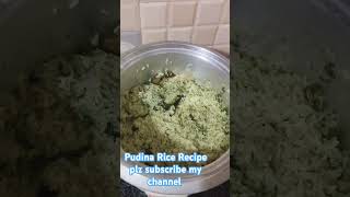 pudina rice homemade subscribe mychannel [upl. by Iong]