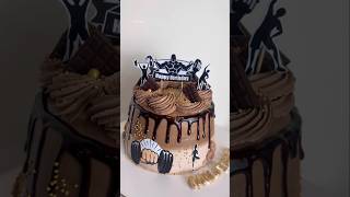 Gym Theme Cake 🏋🏻‍♂️💪🏻 gym gymlover cake cakedesign themecake shortsvideo shorts viral [upl. by Hardwick957]