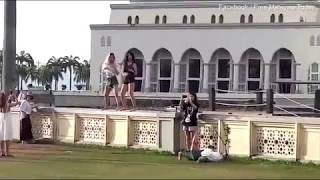 Malaysia mosque bans tourists after dance goes viral [upl. by Syck]