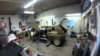 MK7 R Engine First Start VW Golf MK1 [upl. by Analli505]