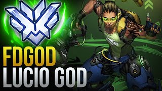 FDGOD  MECHANICAL LUCIO GOD  Overwatch Montage [upl. by Eentroc894]