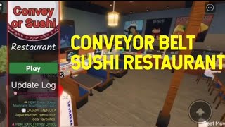 Conveyor Sushi Restaurant Game Roblox Gaming Sushi [upl. by Nylarak819]