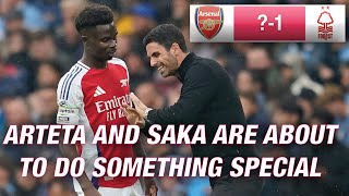 Arsenal VS Nottingham Forest 2024  Saka scores again [upl. by Jasik]