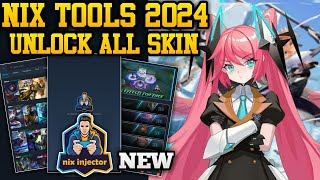 NEW NIX TOOLS 2024  INJECTOR ML  APK SCRIPT MOBILE LEGENDS [upl. by Eatnoid]