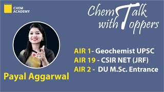 Chem Talk with Toppers  Geochemist Special  CSIR NET  GATE  IIT JAM  Chem Academy [upl. by Bolan708]