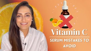 Dont make these Vitamin C serum mistakes  हिंदी  Best way to use vitamin C [upl. by Annoyed]