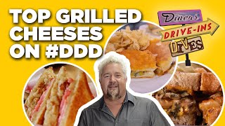 Top Grilled Cheeses in DDD History with Guy Fieri  Diners DriveIns and Dives  Food Network [upl. by Aierbma]