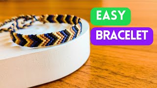 HOW TO MAKE CHEVRON BRACELET amp ANKLET  DIY  EASY TUTORIAL FOR BEGINNER [upl. by Tita306]