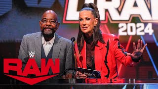 Alundra Blayze and Teddy Long return for the WWE Draft Raw highlights April 29 2024 [upl. by Einahpats]