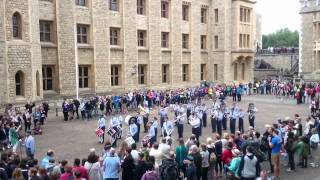 LampSER ACO Marching Band Flash Mob Theme from The Great Escape at The Tower of London [upl. by Chin]