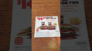 Old Burger King Coupons Show How Much Inflation is Costing Us [upl. by Rehpotsirhc]