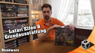 DE Runewars  Unboxing LatariElfen amp Grundausstattung [upl. by Latouche690]