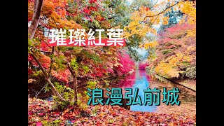 璀璨楓紅浪漫弘前城日本東北青森縣弘前市 [upl. by Prior553]