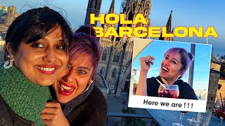 Eurotrip Ep 9  HOLA BARCELONA  Here we are  Ranjini Haridas vlogs [upl. by Kela]