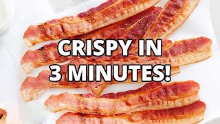 How to Microwave Bacon  Perfectly Crispy Bacon in Minutes [upl. by Jerol]