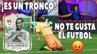 DjMaRiiO PIERDE CONTRA el RIVAL que USA a DROGBA  Lloros y Enfados FC 24 [upl. by Ahsal]