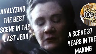 Analyzing Flying Leia aka the BEST SCENE in Star Wars The Last Jedi  37 years in the making [upl. by Ahseuqal133]