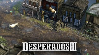 Desperados 3  Mission 8 One Hell Of A Night Desperado No Save [upl. by Nefets]