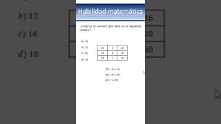 Habilidad matemática  COMIPEMS [upl. by Vadnee]