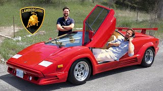 Lamborghini Countach Review  Wolf Of ALL Streets [upl. by Kacerek]