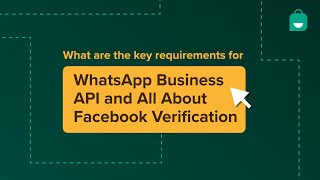 Facebook Verification On WhatsApp  Interakt [upl. by Attekram342]