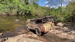 Cape York Frenchmans Track Pascoe River Perentie [upl. by Ladnyc]